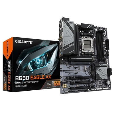 Gigabyte B650 EAGLE AX AM5 ATX Motherboard - DDR5, PCIe 5.0, Wi-Fi 6E Gigabyte B650 EAGLE AX AM5 ATX Motherboard - DDR5, PCIe 5.0, Wi-Fi 6E